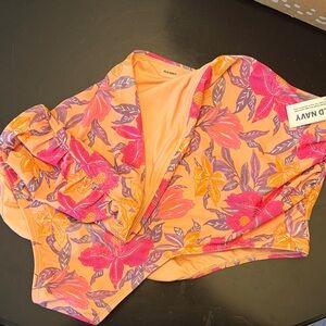 Old Navy Pink and Orange Maternity Swim Bottoms